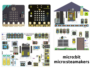 Reptes de robòtica amb la placa micro:bit i/o micro:STEAMakers